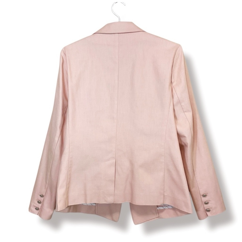 Evereve Lenox Blazer Double Breasted Blazer with a silver Tone Buttons - Picture 4 of 8
